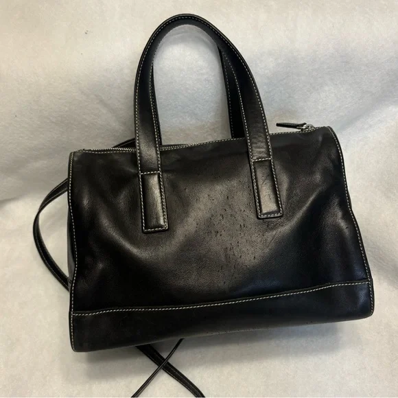 COACH Vintage Hamptons Classic Black Leather Purse Pre-loved - Picture 14 of 16